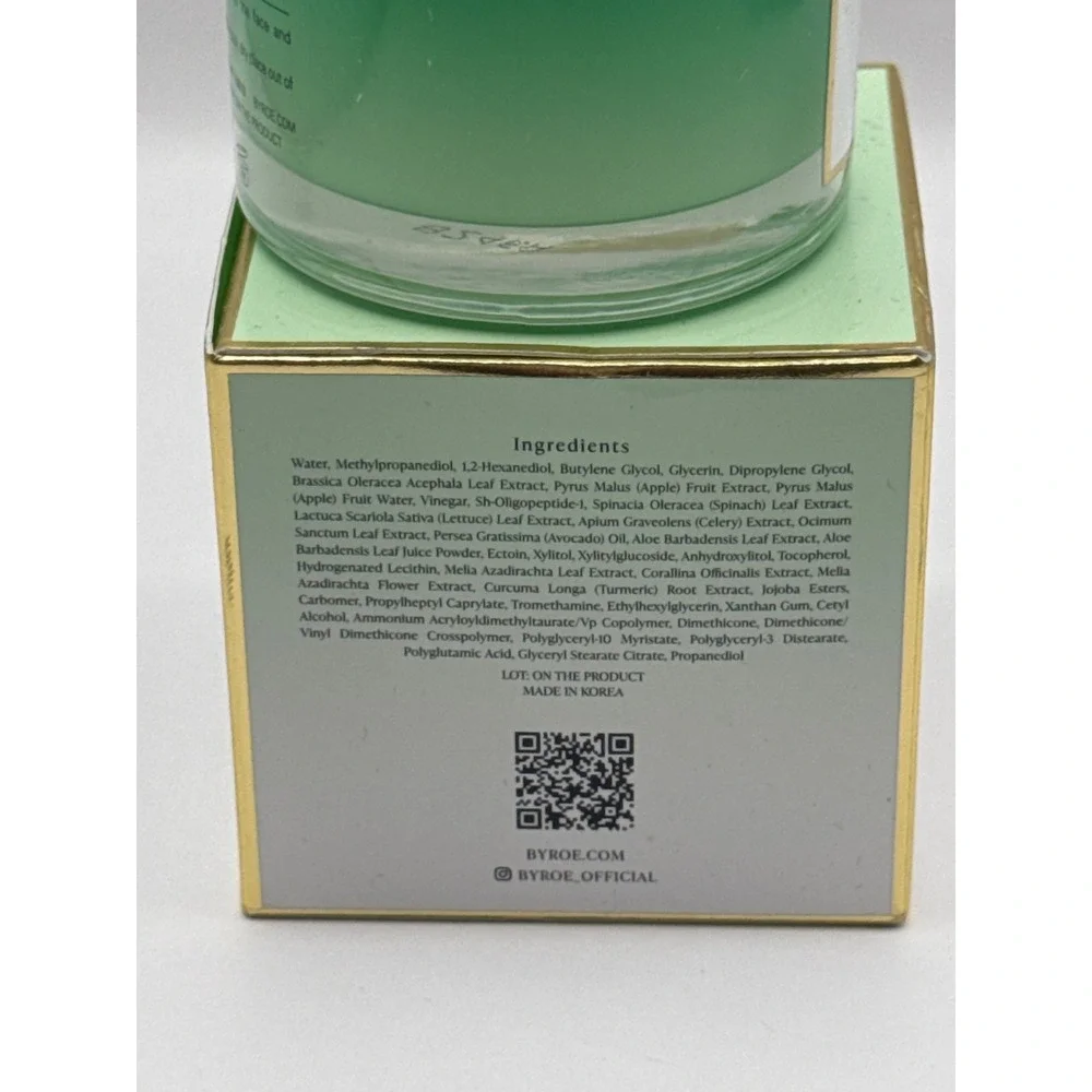 BYROE New York Kale Hydrating Gel Moisturizer 1.69 oz 50 ml BNIB - Picture 5 of 6